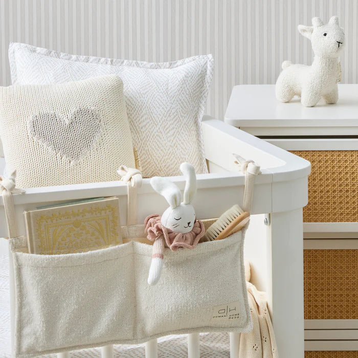 accessories crib caddy organizer - ivory