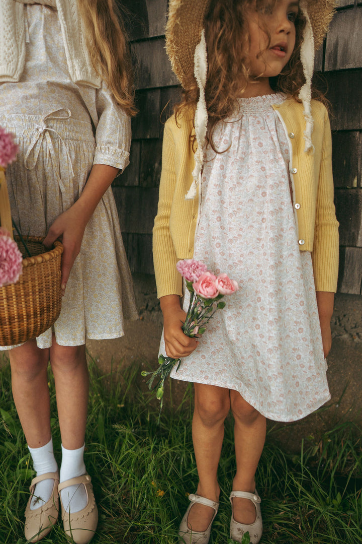 dress sunny blossoms flutter - bud pink