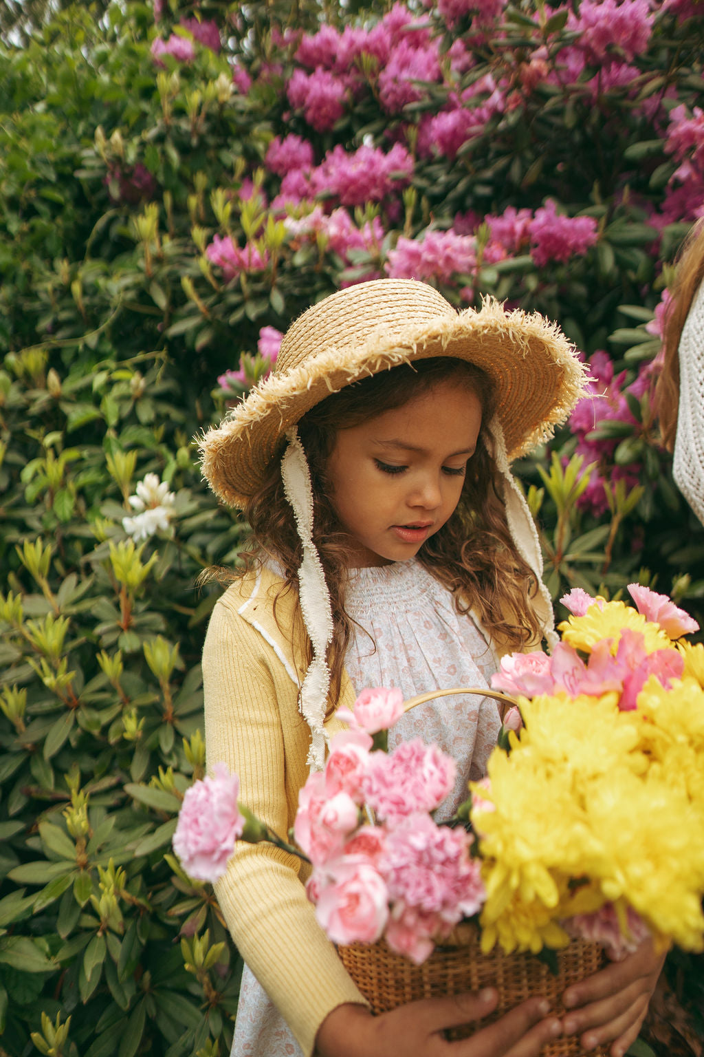 cardigan scallop ribbed - yellow