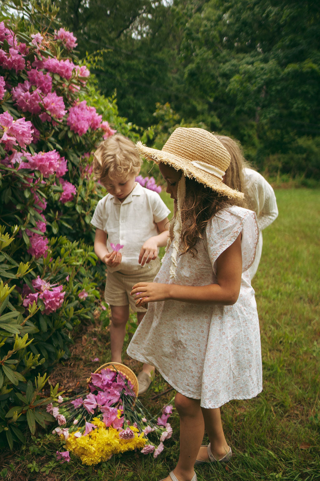 dress sunny blossoms flutter - bud pink