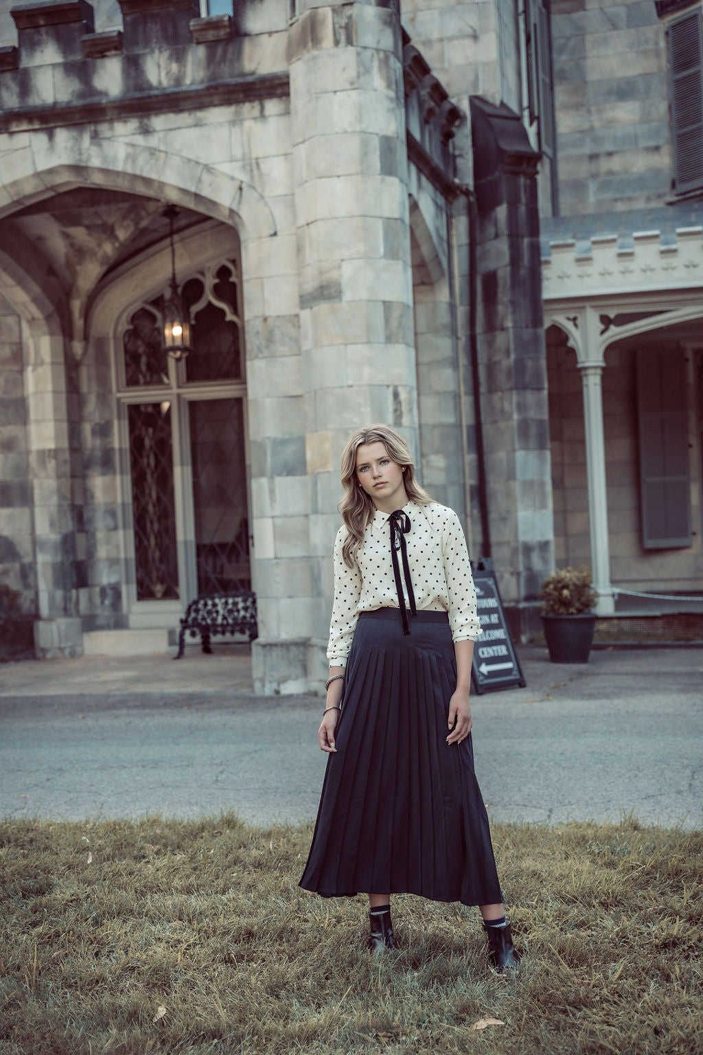 skirt pleated silk - black – Lily and Todd