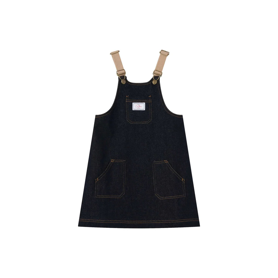 dress denim pocket jumper - denim