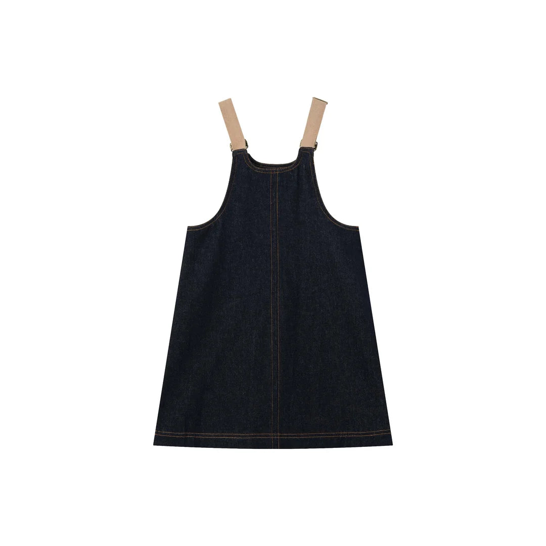 dress denim pocket jumper - denim