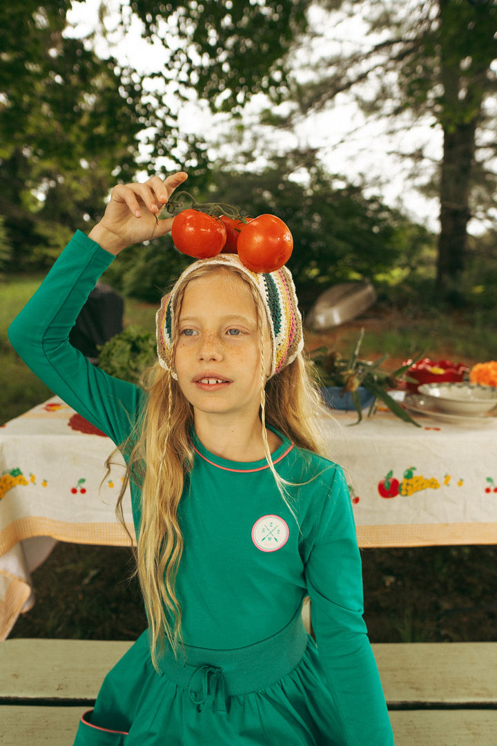tee l/s boating crew - electric green