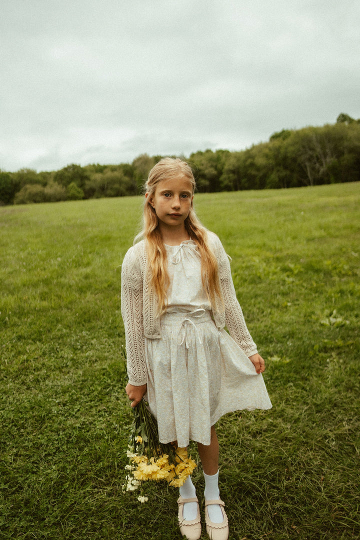 shirt l/s sunny blossoms blouse - yellow