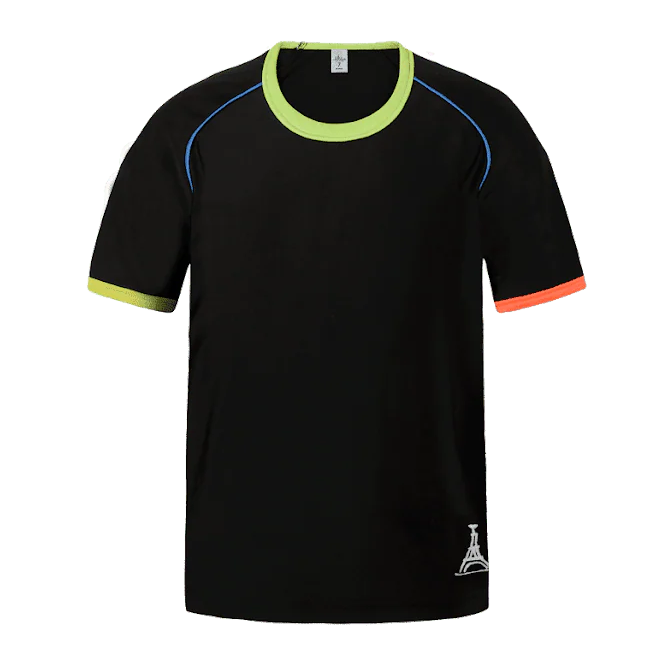 swim tee neon - blackneon