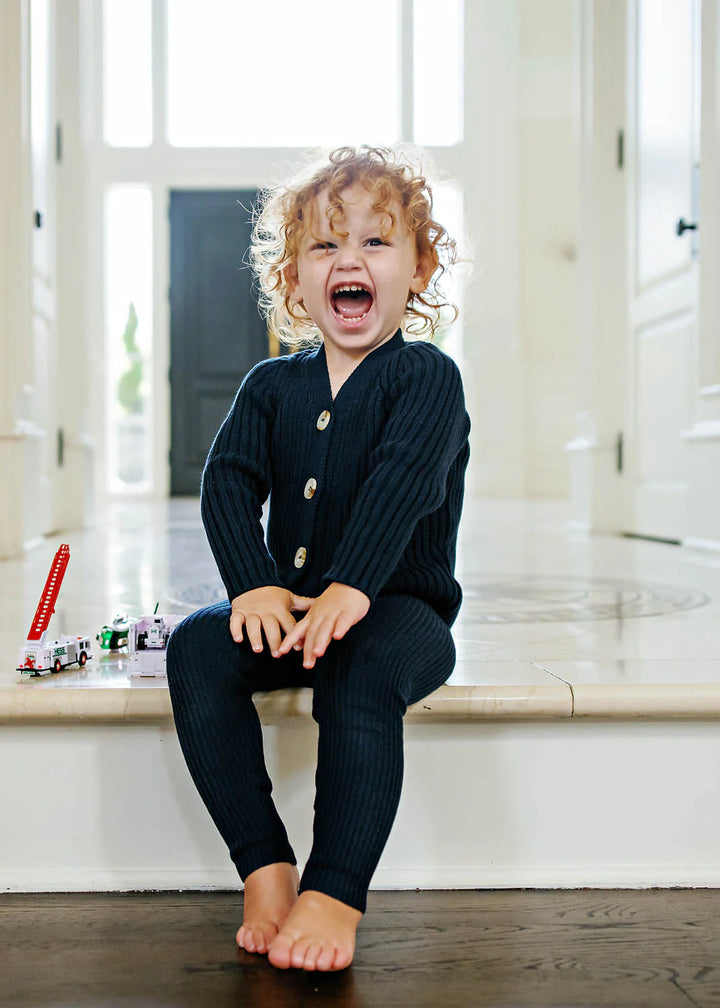 leggings knit - navy