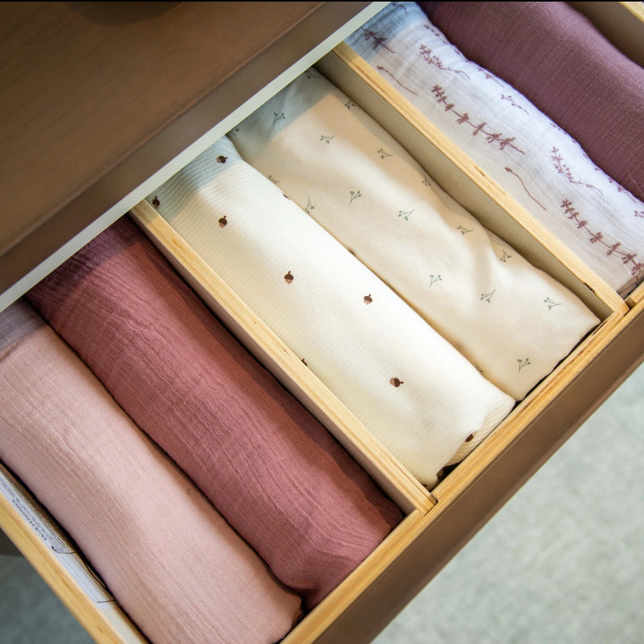 swaddle muslin 2 pack - rosewater & cranberr