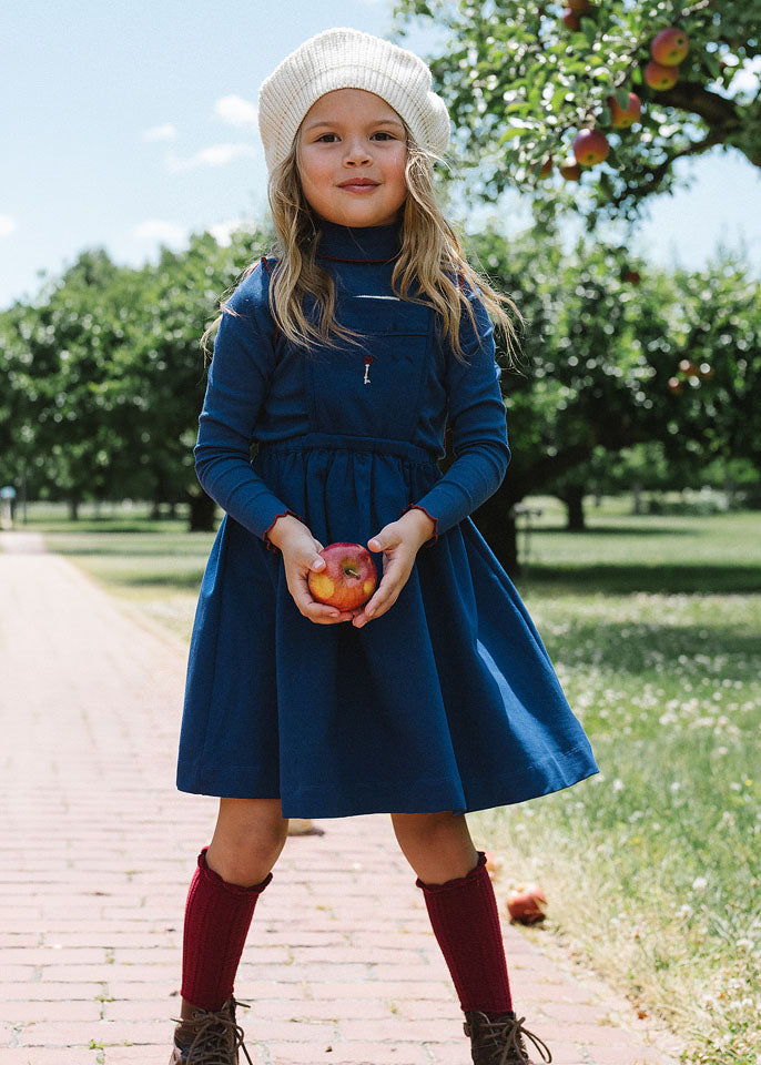 dress limited capsule bib jumper - bellwether blue