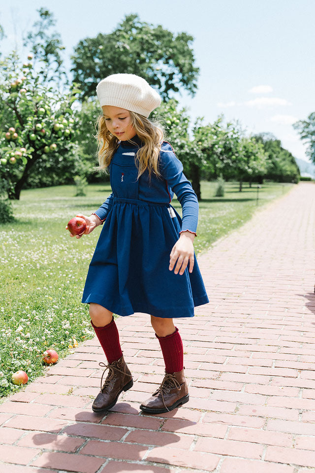dress limited capsule bib jumper - bellwether blue