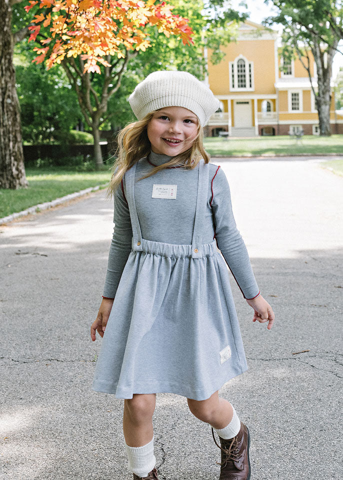 skirt limited capsule circle suspender - light gray heather