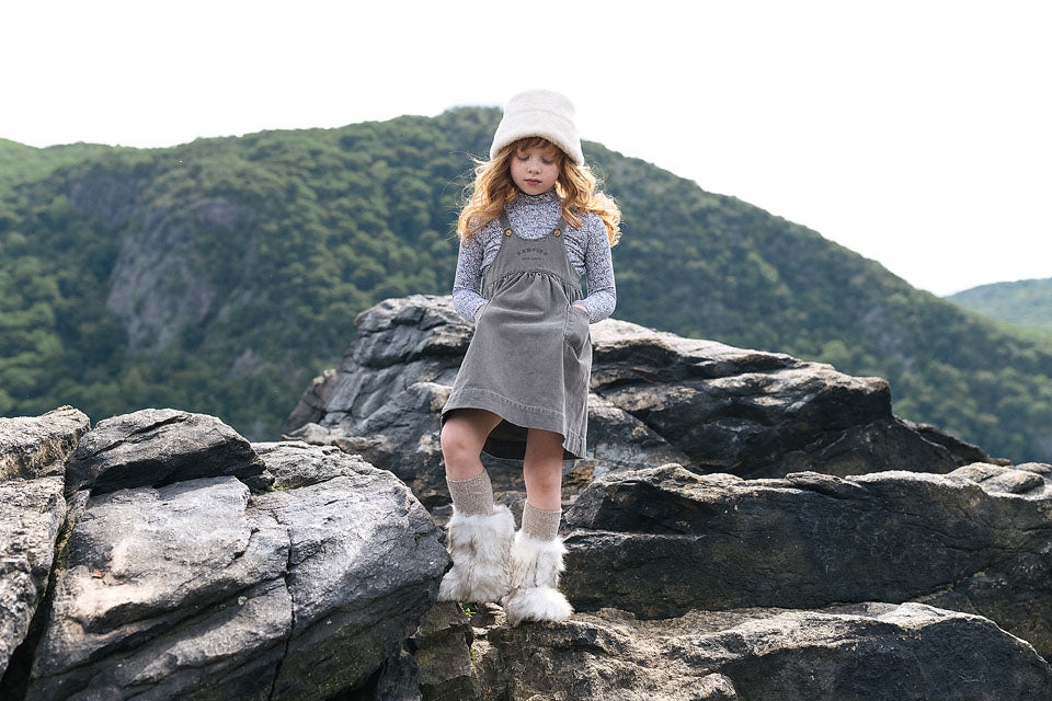 dress denim day jumper - gray wash