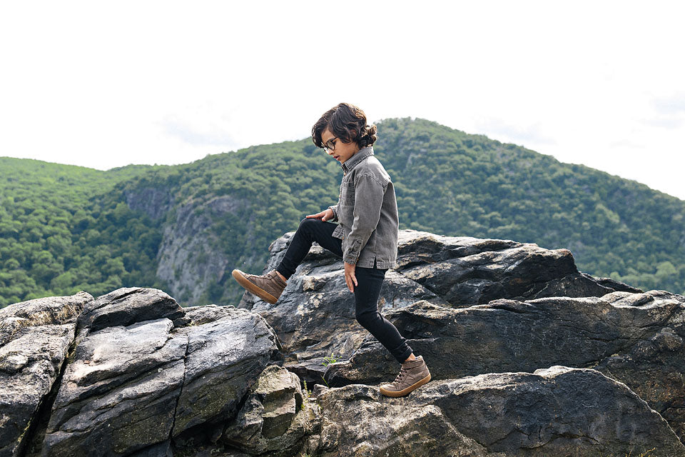 shirt l/s denim day - gray wash