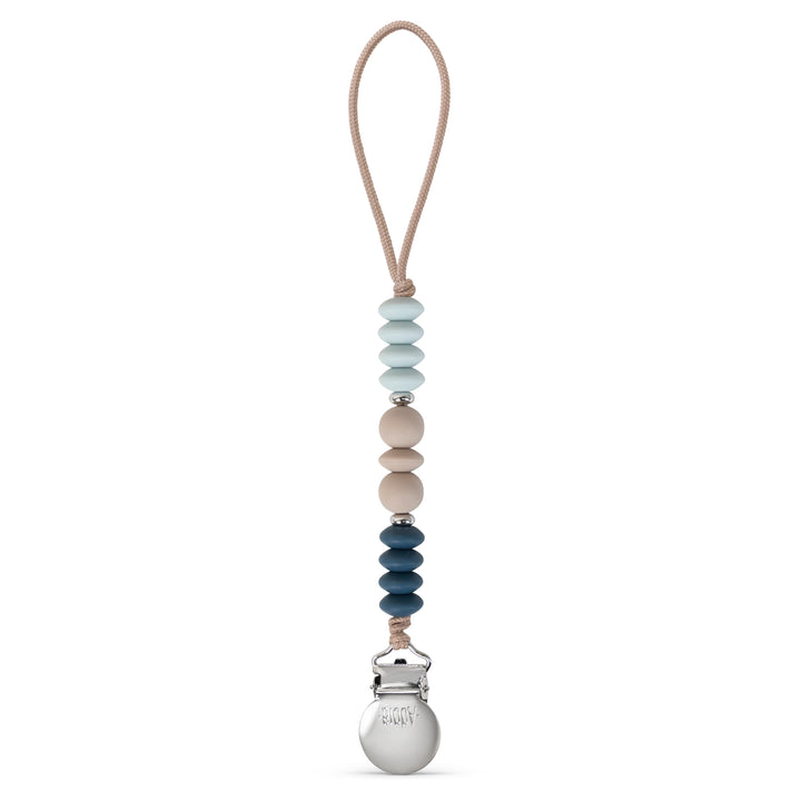 pacifier clip trio - denim