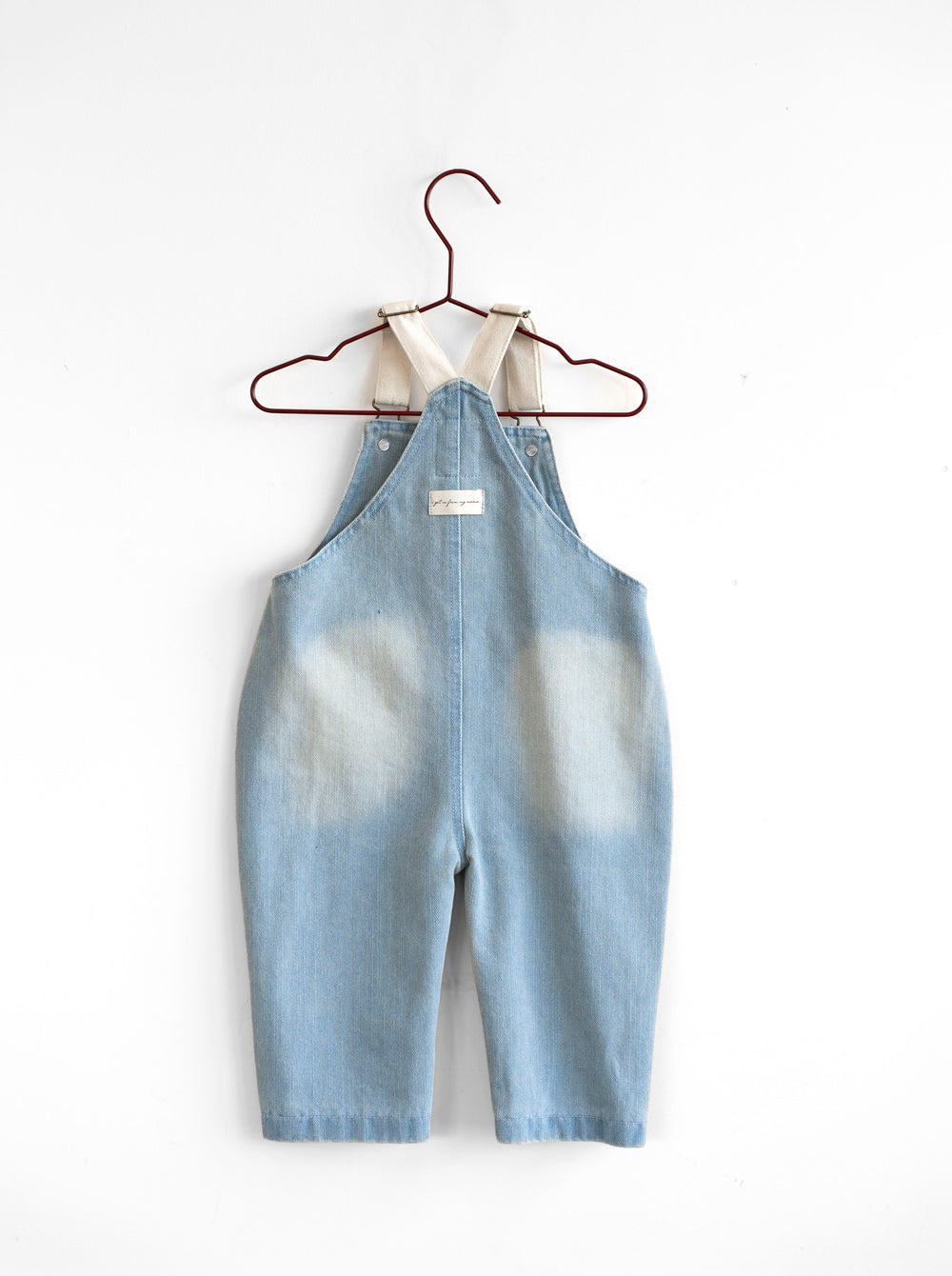 please mom dress distressed embroidered barrel - yellow denim Khala Denim Barrel Leg Logo Embroidered Jeans