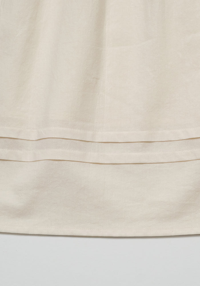 dress laced trim cape - ivory