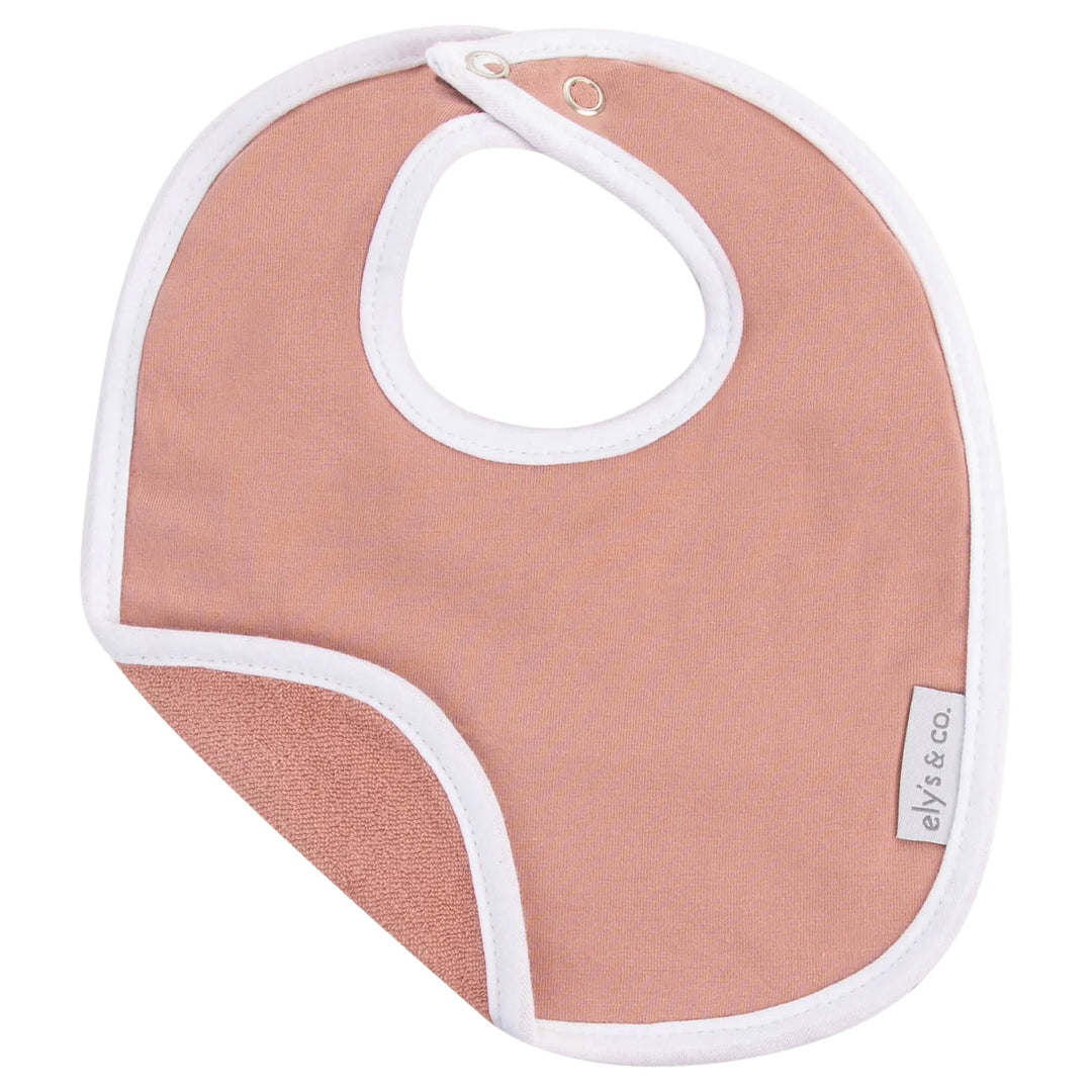 bib jersey cotton - dusty rose