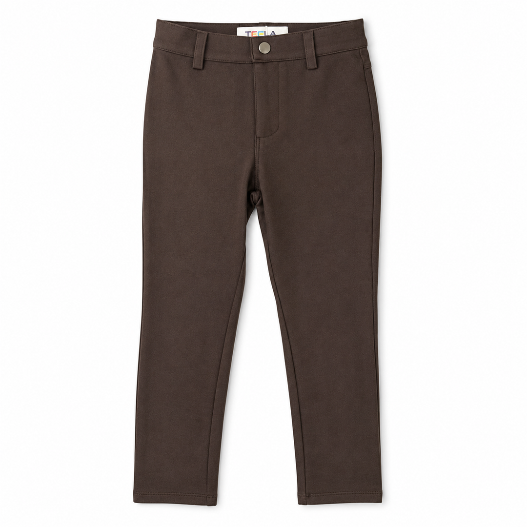 pants stretch - brown