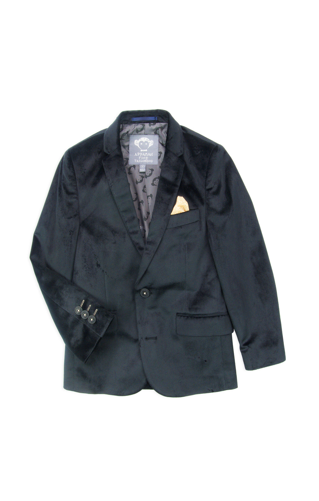 blazer velvet - black