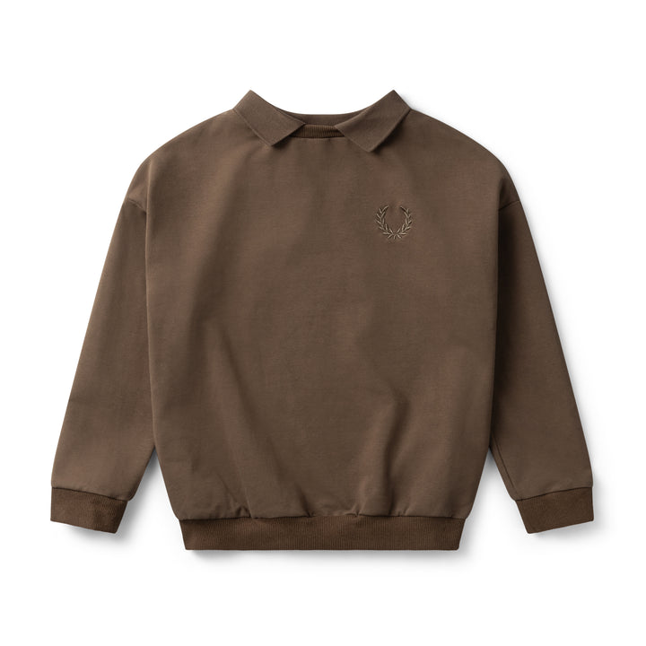 polo l/s sweatshirt - khaki