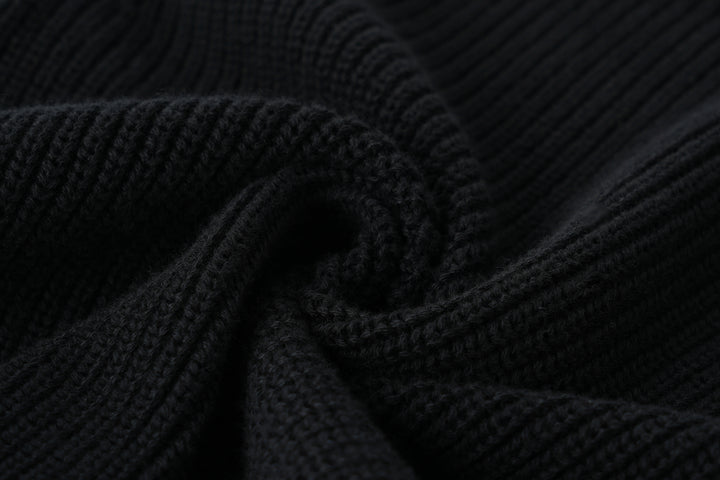 turtleneck sweater - black