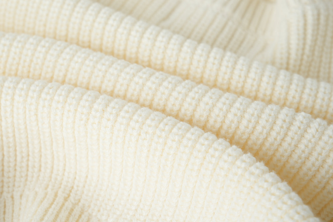 knit cardigan - creme