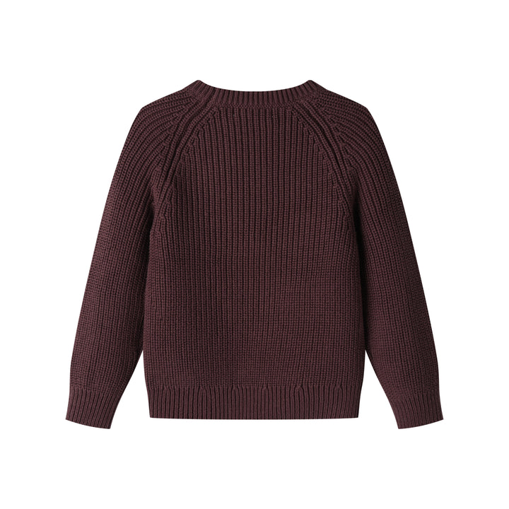 chunky sweater - mulberry