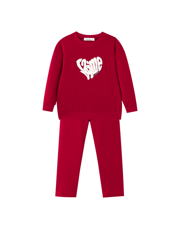 jaime le pastel emblem pajama - red