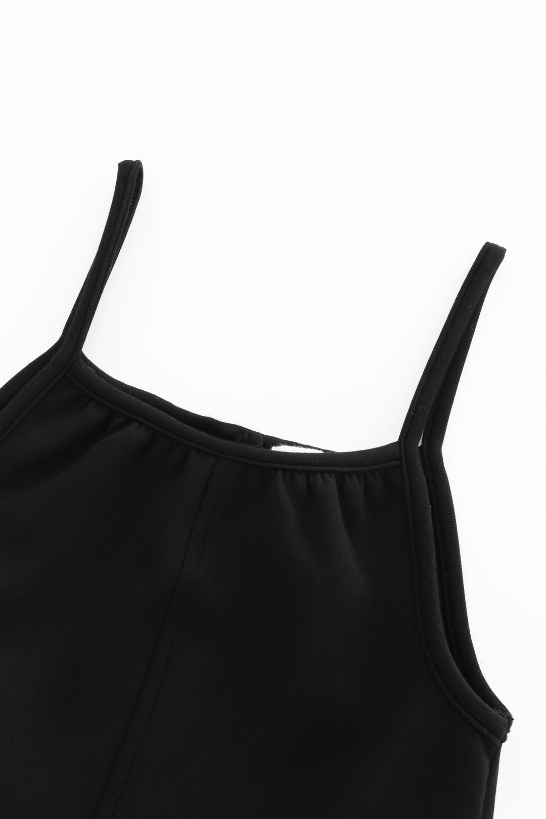 thin strapped romper - black