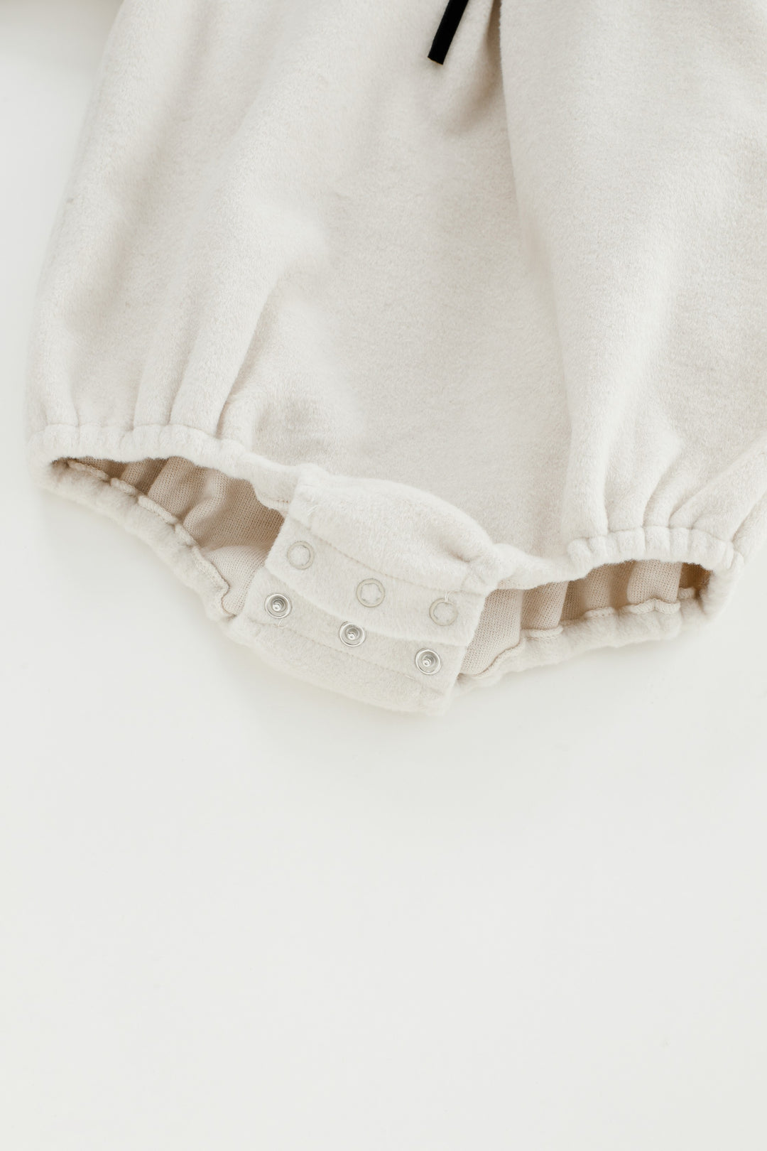 peter pan collared wool romper - cream