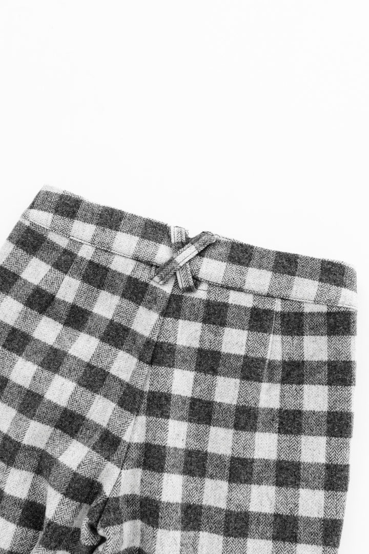 checkered dress pant - grey checkered