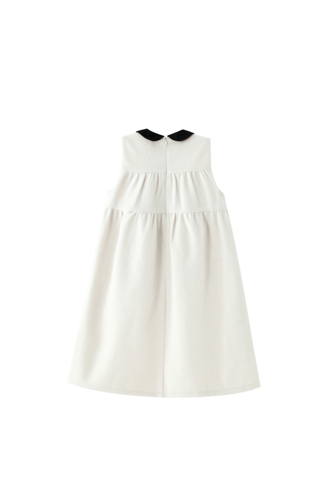 peter pan collared wool jumper - cream