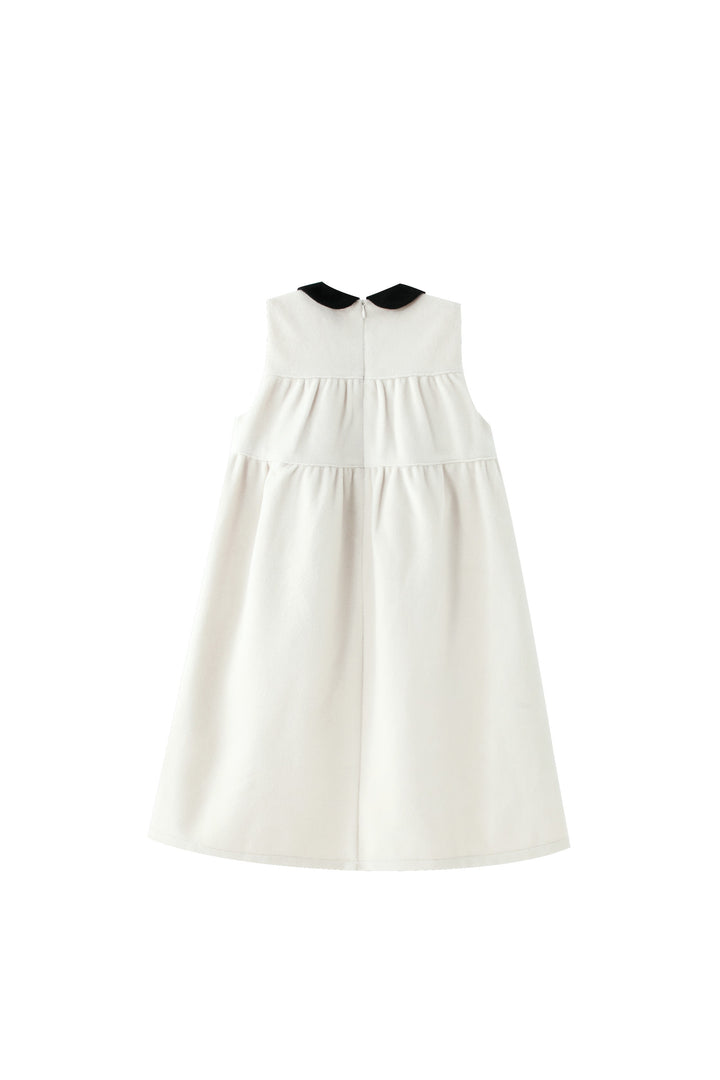 peter pan collared wool jumper - cream