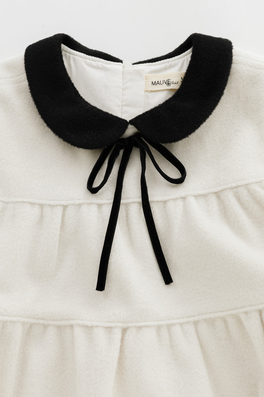 peter pan collared wool jumper - cream