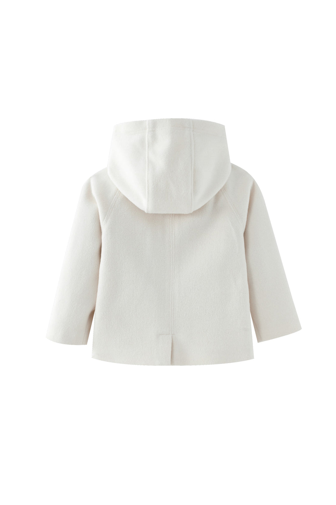 double breasted wool jacket - cream