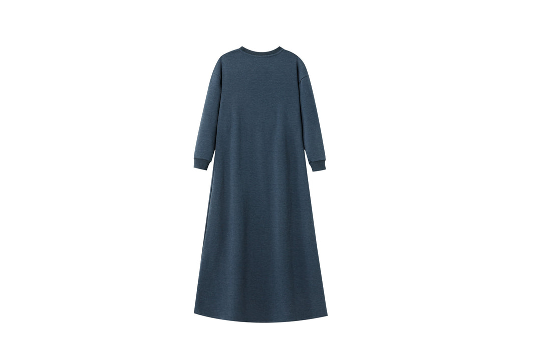 jaime le pastel emblem nightgown - indigo