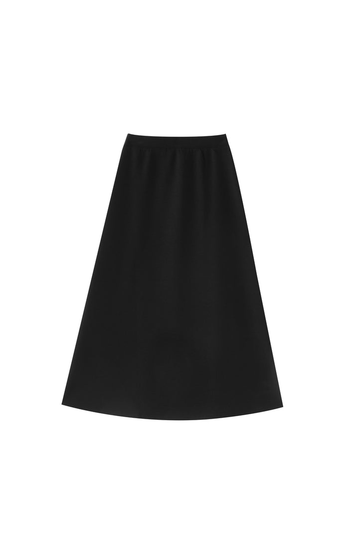 teen maxi skirt - black