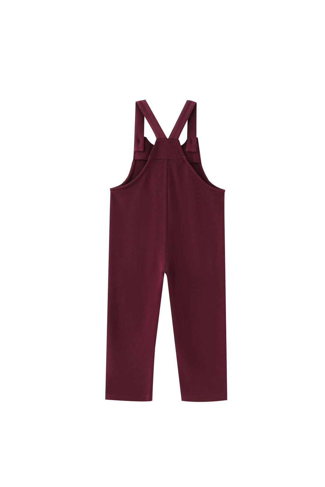 side pocket romper - burgundy