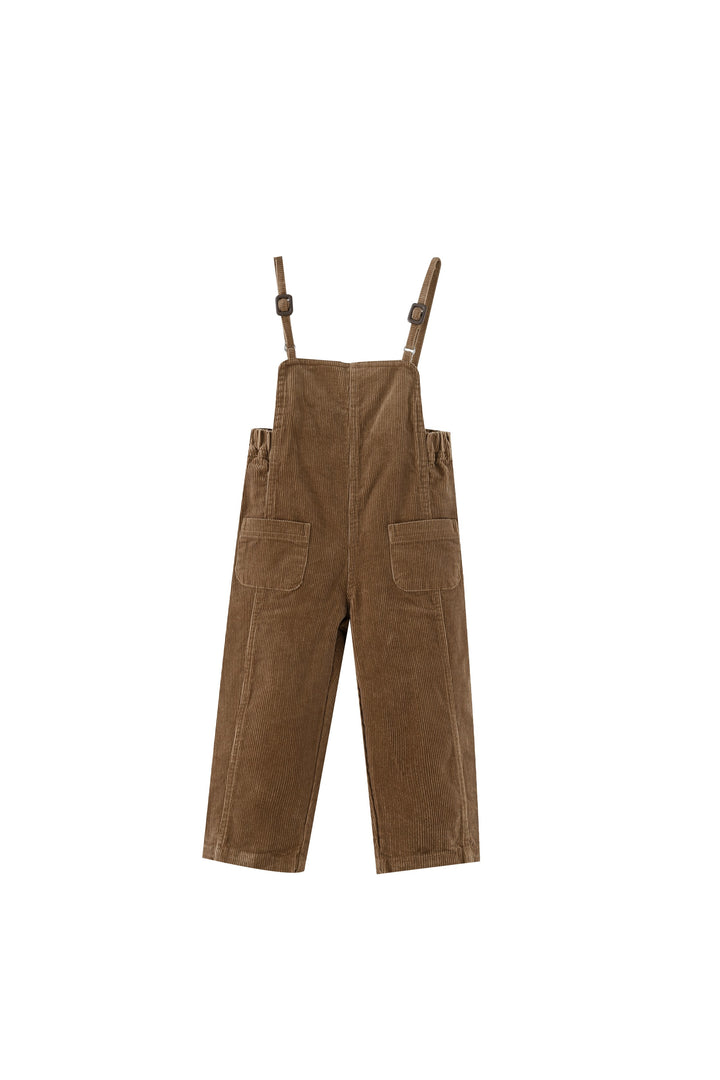 corduroy overall - mocha