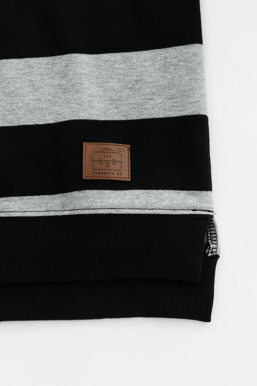 striped polo - grey striped