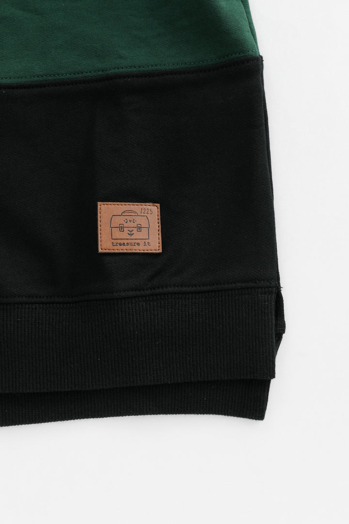 bold striped polo - green striped