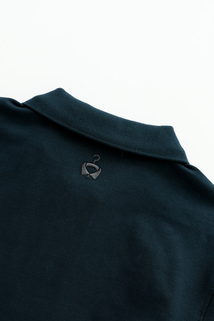 polo with contrast collar - teal