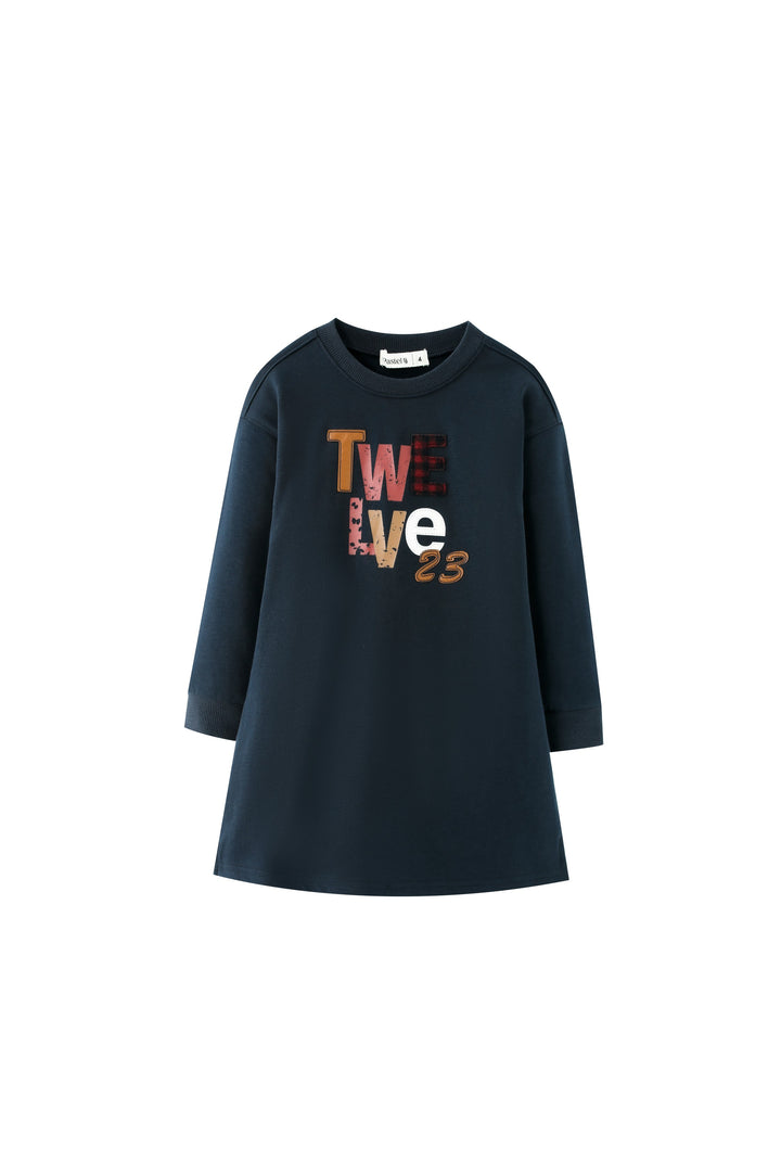 twelve 23 sweat dress - navy
