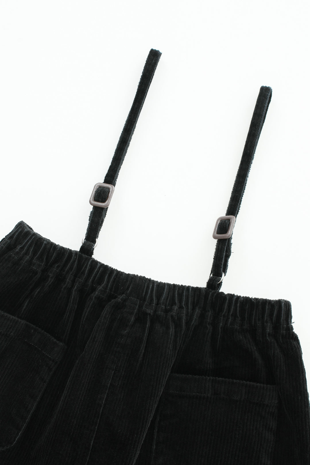 thin strapped corduroy jumper - black