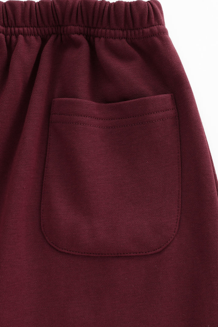 thin strapped jumper - burgundy