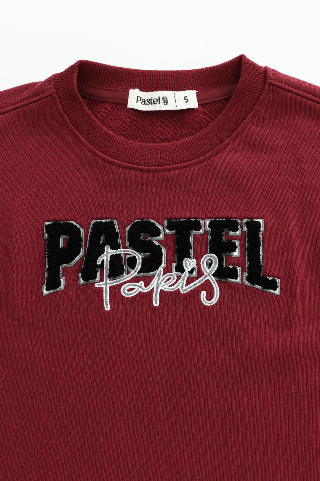 pastel paris sweatshirt - rust