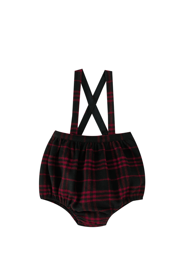 red plaid bloomer - red plaid