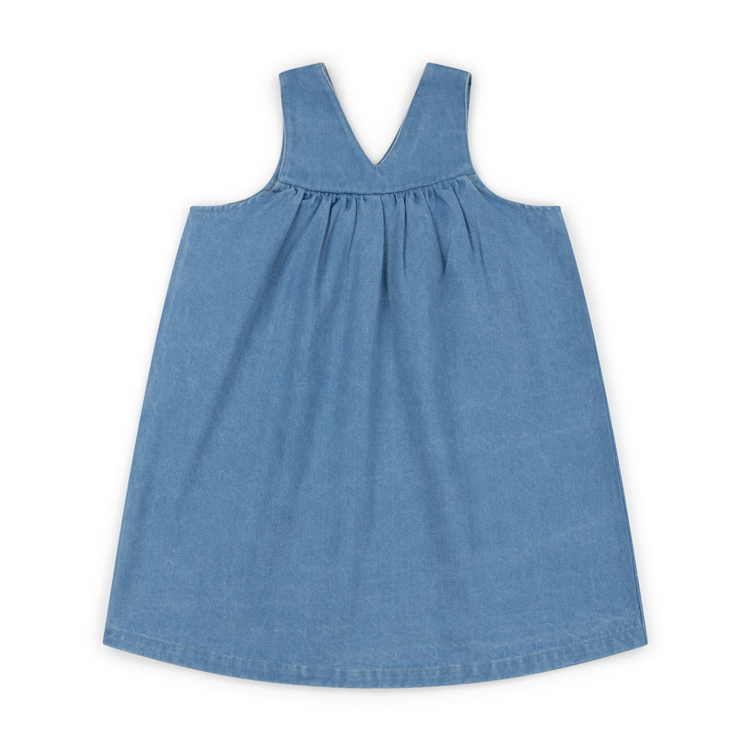 dress denim jumper - chambray Lily and Todd dress denim jumper - chambray Lily and Todd