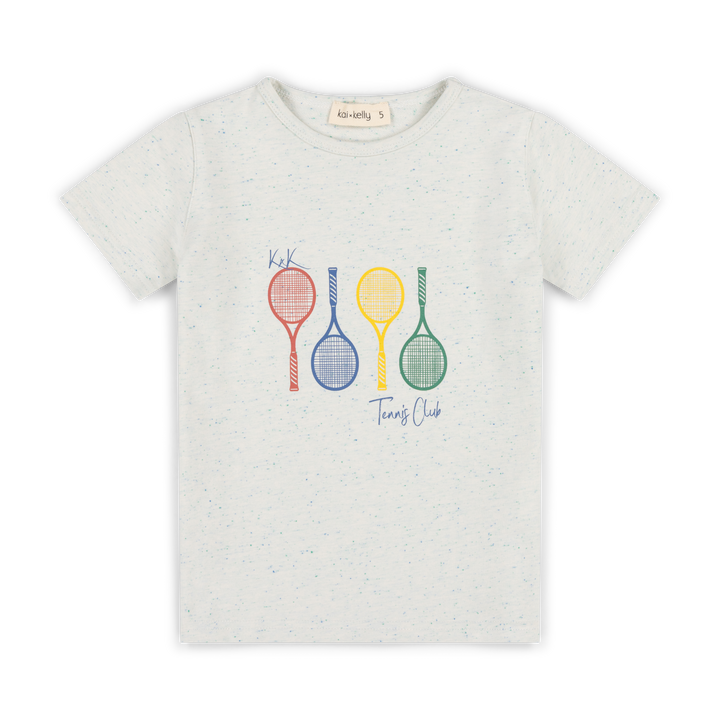 tee s/s - speckled multi