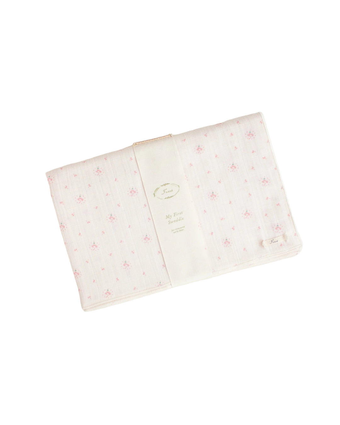 swaddle printed calico - pink